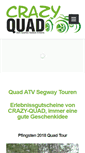 Mobile Screenshot of crazy-quad.de