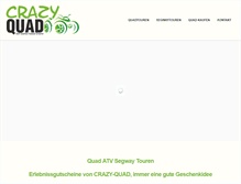 Tablet Screenshot of crazy-quad.de
